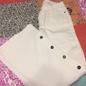 Peace Love World Side Button Flared Jeans NWOT